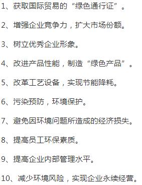 北海
ISO14000認證意義